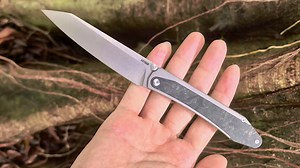 高刃长比外止刀肩设计，Demeter设计Artisan匠人原型折刀混剪