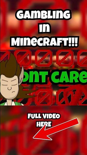 Gambling in Minecraft!! #minecraft
