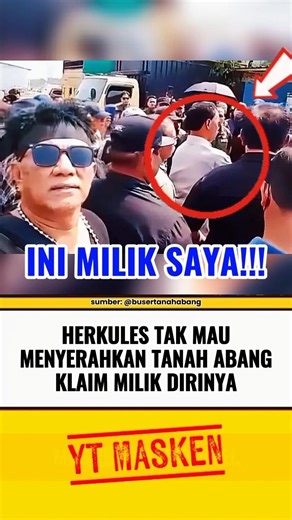HERKULES TANAH ABANG INI MILIK SAYA⁉️ #beritaterkini #trending #fyp #shortsvideo #shorts