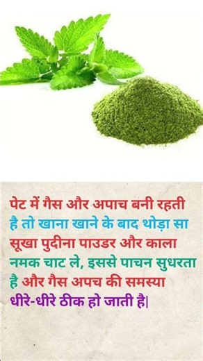 पुदीना के पाउडर के फायदे ||#