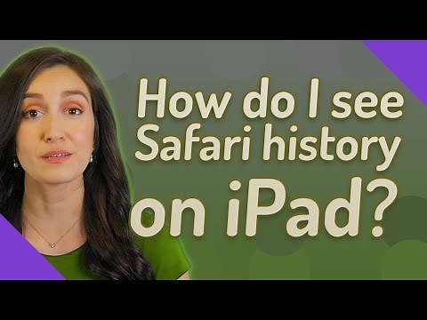 How do I see Safari history on iPad?