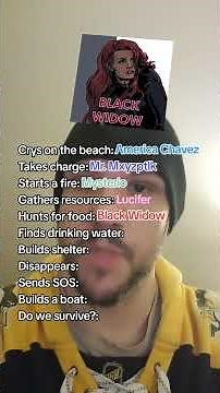 Stranded on an Island with Marvel and DC characters