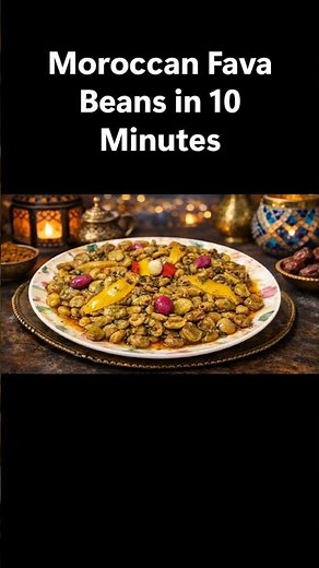 Moroccan Spiced Fava Beans in 10 Minutes! Easy & Delicious Recipe 🇲🇦