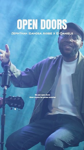 It’s a new season- the season of OPEN DOORS! Begin the new year with this prophetic song🔥 OPEN DOORS by Jephthah Idahosa Aigbe & E-Daniels is NOW OUT! Watch the full video on YouTube and share with your friends and family to spread the blessing. Wishing you a blessed 2025 filled with supernatural breakthroughs and OPEN DOORS! | Jephthah Idahosa Aigbe