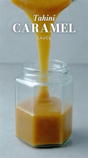 Tahini Caramel Sauce — Three Ingredients, Better Than Real Caramel #Shorts