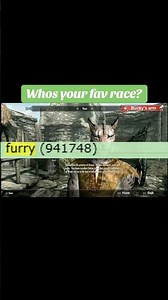 Race tier list incoming #fyp #skyrim #firstplaythrough #race #furry