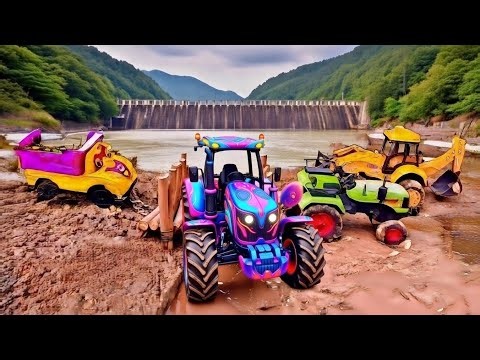 tractor video for kids ‎| tractor construction |jcb tractor cartoon video #tractorvideo