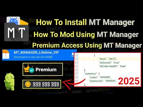 How to Install And Mod Using MT Manager Android || 2025