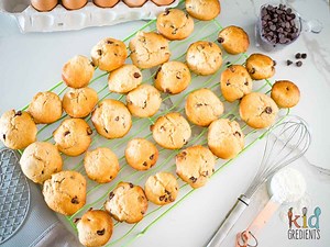 The Best Choc Chip Mini Muffins, perfect for the lunchbox