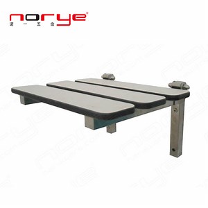 [Hot Item] Factory Direct Sale Cheap Wall Mounted Folding Shower Seat with Legs