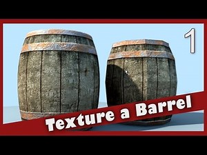 Texture a Barrel in Maya: Wood