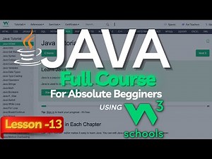 W3Schools Java Full Course For Beginners: Lesson-13 | Java W3Schools Tutorial | Java Switch