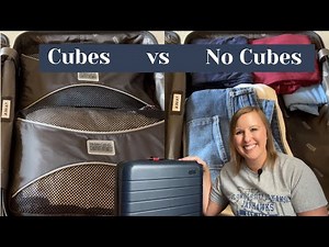 Using Packing Cubes Versus No Packing Cubes | Packing Carry-On Only for 9 days in Europe