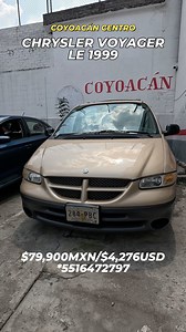 CHRYSLER VOYAGER LE 1999, transmisión automática, 3 filas de asientos, a tratar, #chrysler #voyager #vseccion | V Sección