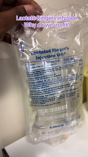 Lactate Ringers Infusion Uses and Benefits
