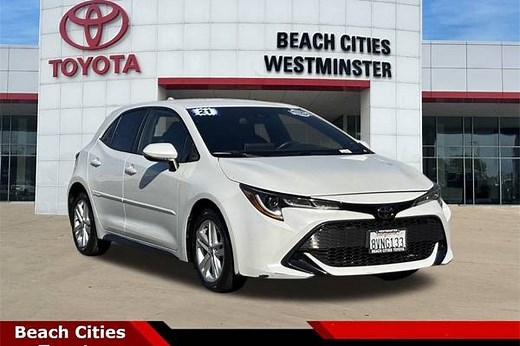 Used 2021 Toyota Corolla Hatchback for Sale Near Me | Edmunds