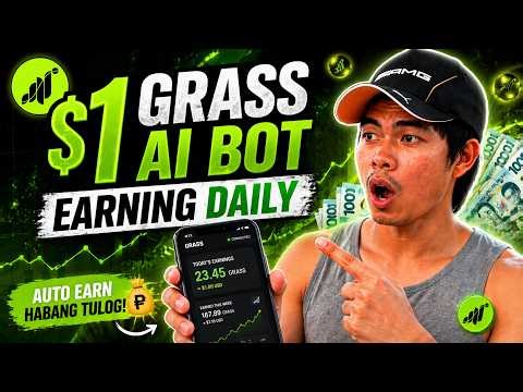 Paano kumita Online kahit $1 lang sa GRASS AI Bot Gamit Cellphone