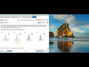[6.1.38-T] Finding the percentile for a standard normal distribution
