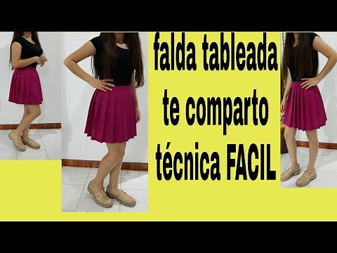 How to make a pleated skirt very easily! I'll share the best technique for tailoring and perfect ...