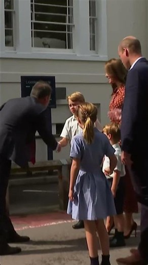 George, Louis, and Charlotte's First Day at School | Royal Throwback #princesscatherine