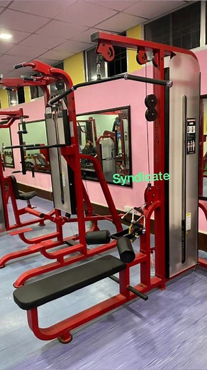 Lat Pulldown with Seated Rowing Machine.Syndicate Dual Lat pulldown / Seated Row easily adjustable thigh pad. Wide footrest provide stability during heavy weight lift. 10 gauge pipe Need catalog of Gym equipments.Call 9316970498, 9803473908Http://www.gymanufacturer.com#latpulldown #seatedrow #rowing #gymmotivation #gym #fitness #fitnessmotivation #health #diet | Gym Equipment Manufacturer ! Syndicate Gym Industries