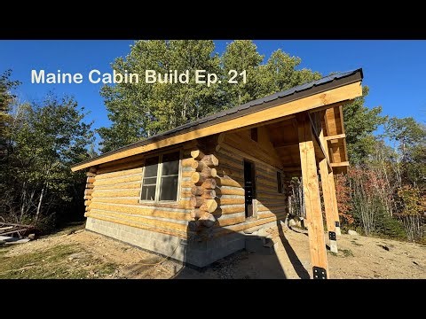 Maine Cabin Build | Chinking | Ep 21