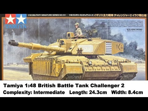 Tamiya 1:48 British Main Battle Tank Challenger 2 - Kit Review