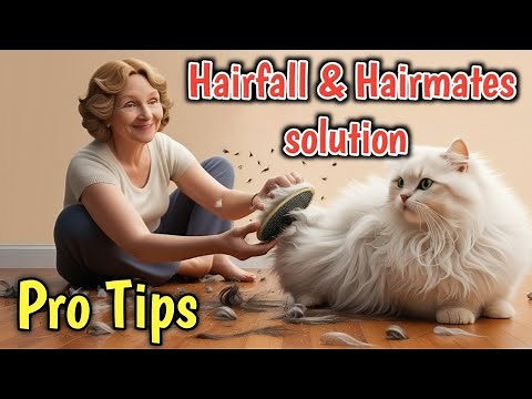 Finally Cat Hairfall Solution At Home 🔥How to Detangle Cat Hair Mattes At Home For Beginners 🐈