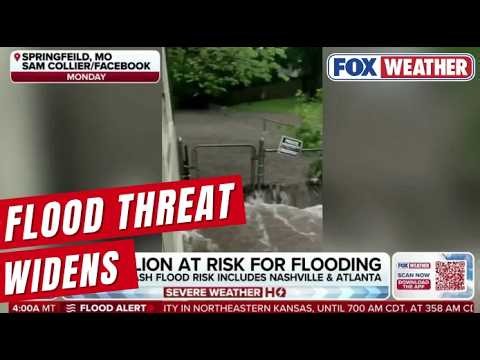 Flood Threat Expands Across Central, Southern US As Torrential Rain Continues To Threaten Millions