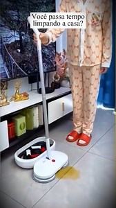 Donas de casa amam 😉😄 passar horas limpando o piso a mão nunca mais.. é só ligar e pronto 😘⤵ | Achei pra Vcs