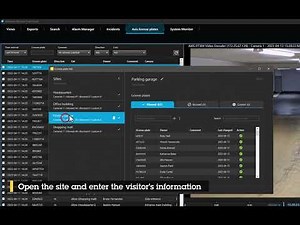 Manage visitor access with AXIS License Plates