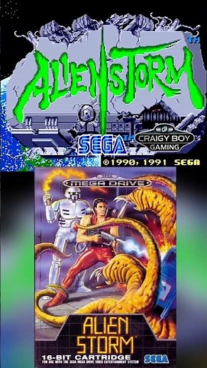 Alien Storm (SEGA Mega Drive, Genesis) - ’90s Arcade Game Hit #sega #alienstorm #retrogaming #gaming