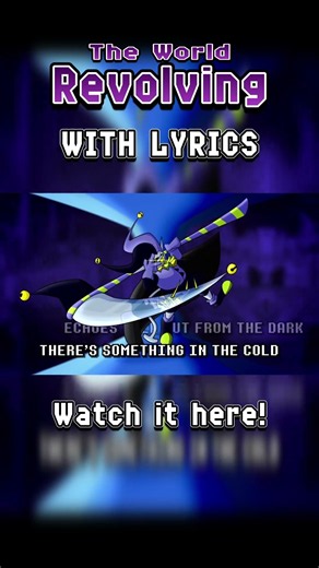The World Revolving - With Lyrics | #deltarunechapter1 #withlyrics