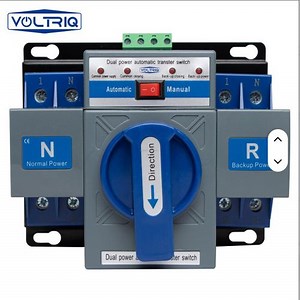 Automatic Transfer Switch ATS – Dual Power Changeover Switch, 2P 63A 220V Intelligent Generator & Solar Backup Controller