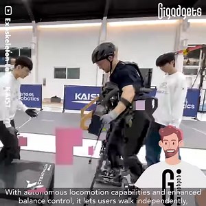 This AI-driven exoskeleton allows wheelchair users to stand up and walk again. WalkON Suit F1 is an advanced wearable robotic exoskeleton designed to empower individuals with severe paraplegic disabilities to regain mobility. It employs a frontal-docking system, allowing users to transition directly from a wheelchair into the suit. Developed by Professor Kyoungchul Kong and his team at KAIST's Department of Mechanical Engineering in collaboration with Angel Robotics, the suit debuted at the 3rd 