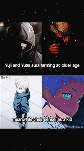 When Students Look Legendary… But Their Sensei Was a Monster Even as a Kid 🔥#gojo #jujutsukaisenedit