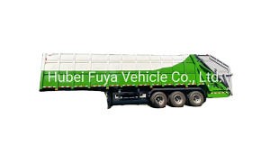 [Hot Item] 40cbm Compactor Garbage Trailer Automatic Compaction Transfer and Dumping