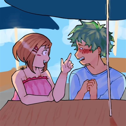 Hanging Out with Uraraka and Midoriya Moments