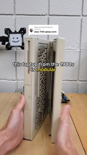 Replying to @vintagestuff.game this laptop for pre-y2k still works! #pc #pctips #pcbuilding #laptop #mryeester