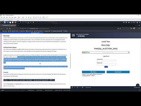 SQL Injection - Task 6 | Blind SQLi - Authentication Bypass | TryHackMe