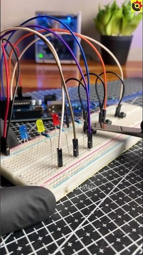 Simple Push Button Control Project #arduino #srituhobby ‪@sritu_hobby‬