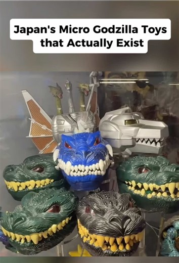 Japan’s Micro Godzilla Toys that Actually Exist | Part 1 Video by : Monsrer Island Buddies #godzilla #fyp #reviews #toys