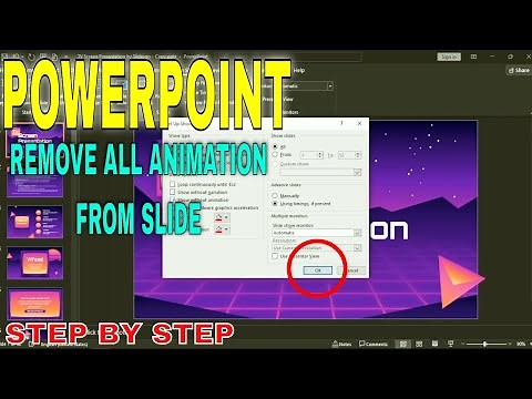 ✅ How To Remove All The Animation From All The Slides In PowerPoint 🔴
