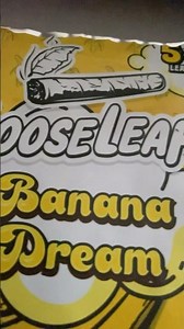 LooseLeaf Banana Dream Natural Leaf Wraps! #looseleaf #leafs #natural #banana #dream #yellow #fire