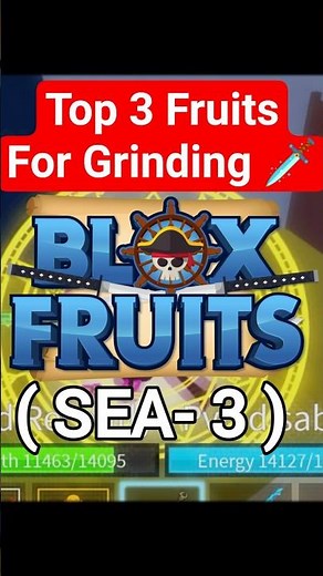 😱best fruits for grinding in sea 3 #blox fruits