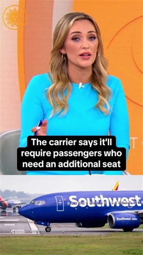 Plus-size passengers on Southwest Airlines who need an additional seat will soon need to pay for that extra seat in advance. The airline currently offers a free second seat upon request when customers arrive at the airport. Southwest says it’s updating some of its policies in preparation for assigned seating, which starts in January. https://cbsn.ws/3JyvtsF | CBS Mornings