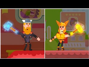 Bowmasters Thor vs Thor the Thundergod