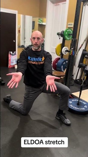 Unlock your body's potential with ELDOA stretch! 🔄