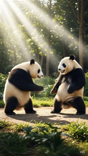 Dancing Panda Goes Crazy 😂🐼 | Funniest Dance Ever #shorts #viral #panda #pandasong #pandalove