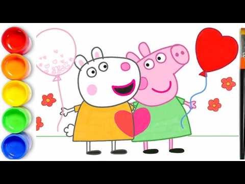 How to draw Peppa Pig Rebecca Rabbit Step By Step | Peppa Pig